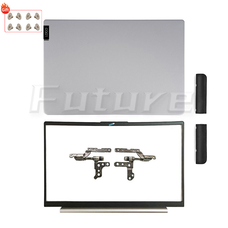 Case Voor Lenovo Ideapad 5 15IIL05 15ARE05 15ITL05 15ALC05 LCD Back Cover Voorkant Scharnieren Achterdeksel Top Back Case: GRIJS