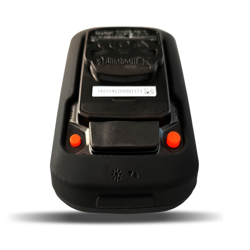 Cykelcykling  r15 computer stopur silikone gummi beskyttelsesetui smart cover med lcd-skærmfilm til bryton rider 15