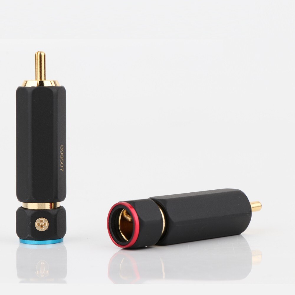 8PCS R1736 Hi Performance Pailiccs RCA Spina del Cavo Connettore Maschio per il fai da te audio video spina del cavo