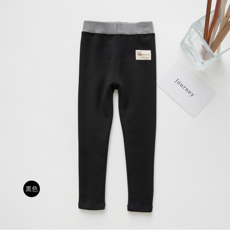 Autunno della molla Delle Ragazze Pantaloni Delle Ghette Per I Bambini Capretti Del Bambino Delle Ghette Casual Sport Pantaloni: Black