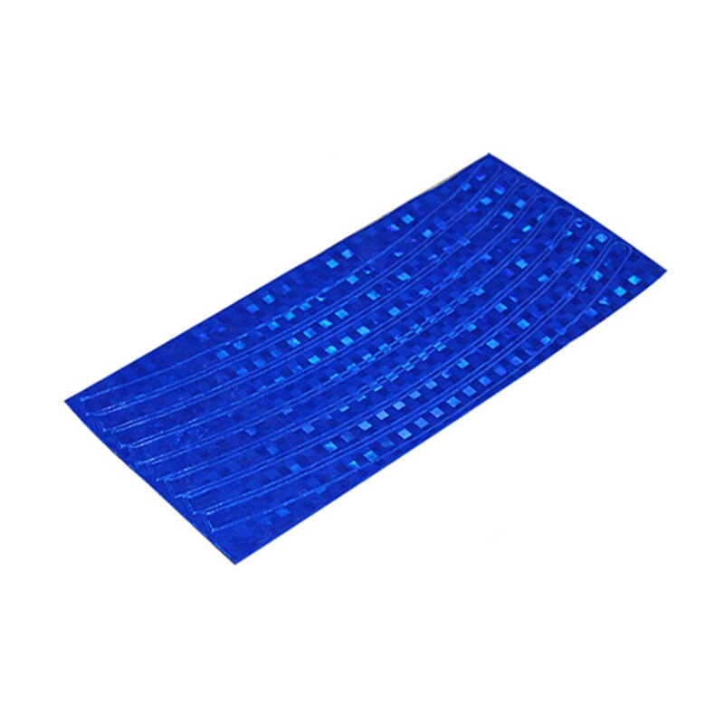 1 Pc 21 cm X 8 cm Fahrrad Reflektor fluoreszierend MTB Rennrad Aufkleber Radfahren Felgen Reflektierende Aufkleber Aufkleber: Blau