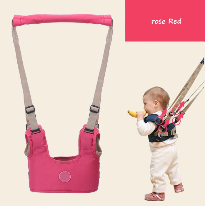 ! Correa de seguridad ajustable de para niños y niñas, arnés de bebé: rose-Red