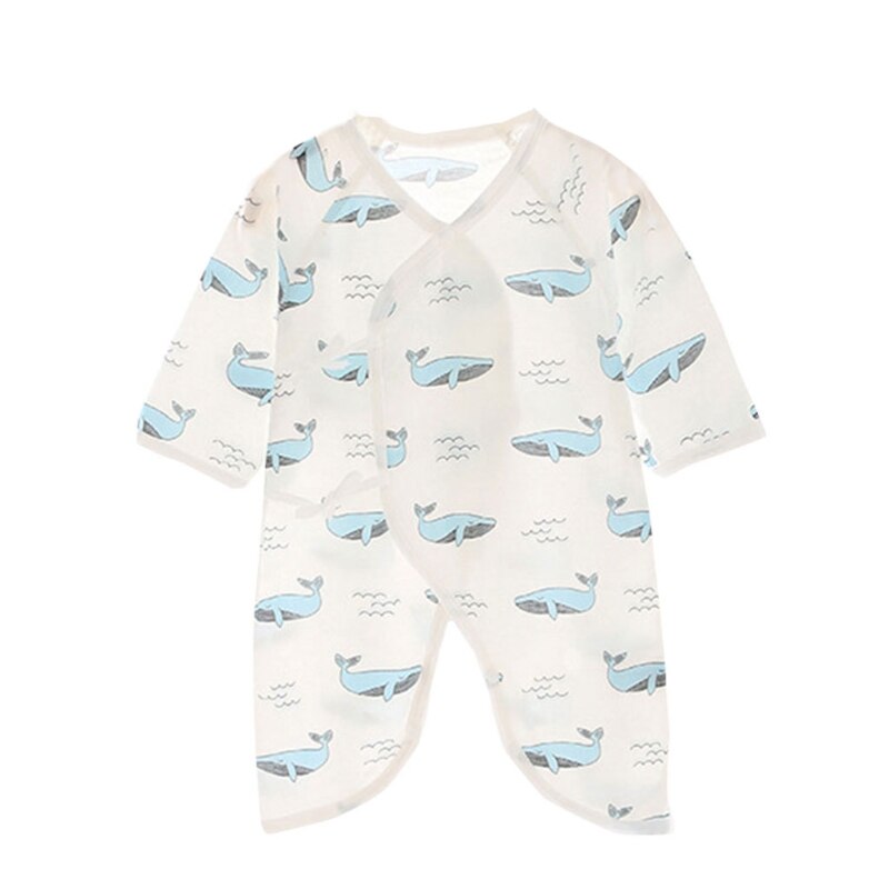 Pasgeboren Baby Jongen Meisje Romper Kleding Een Stuk Dunne Jumpsuit Playsuit Peuter: WH-52