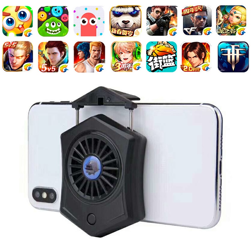 Teléfono Móvil Universal refrigerador Pad Gamepad calor ventilador de refrigeración titular accesorios de juego