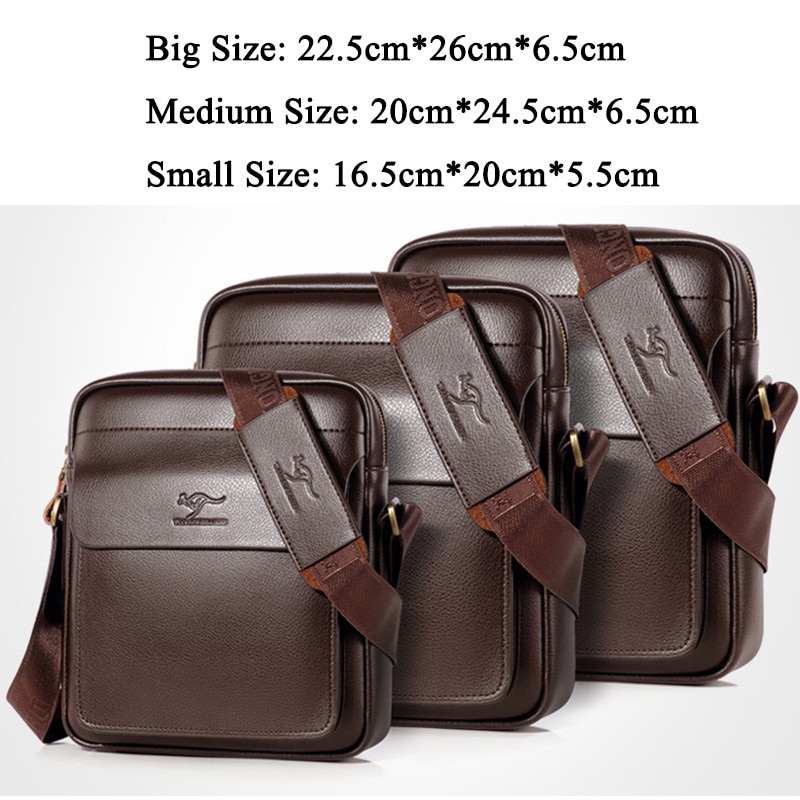 sac à bandoulière en cuir Pu sacs de messager de hommes sac à main concepteur mâle sac à bandoulière WBS530