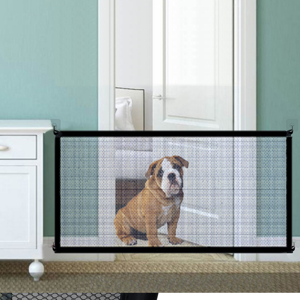 Draagbare Barrière Voor Honden Veiligheid Hond Hek Vouwen Huisdier Barrière Isolatie Netto Auto Window Guard Veilig Hek Home Anti-collision Netto