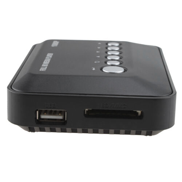 Multi TV Media Player HDMI 1080P HD Support USB SD MMC RMVB MP3 AVI MPEG MKV and CRT with EU Plug