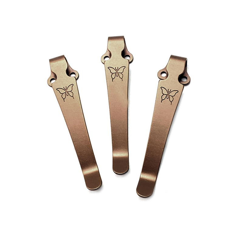 3 kleuren mes titanium diepe draagzakclip achterklem voor Benchmade Griptillian Bugout 535 940 Mini-Grip Emerson ProTech ZT