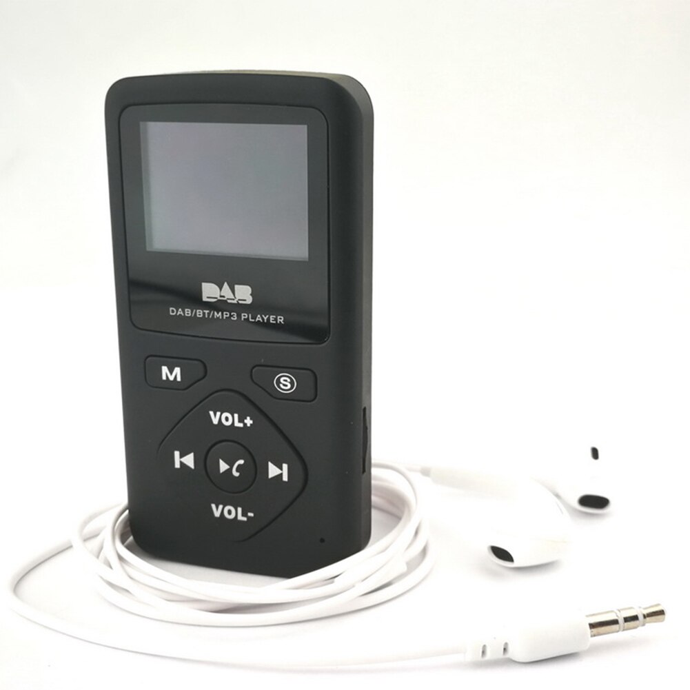 DAB-P7 Pocket MP3 Speler Draagbare Lcd-scherm Radio Receiver Broadcast Met Bluetooth Fm Digitale Radio Mini Fm Radio Station