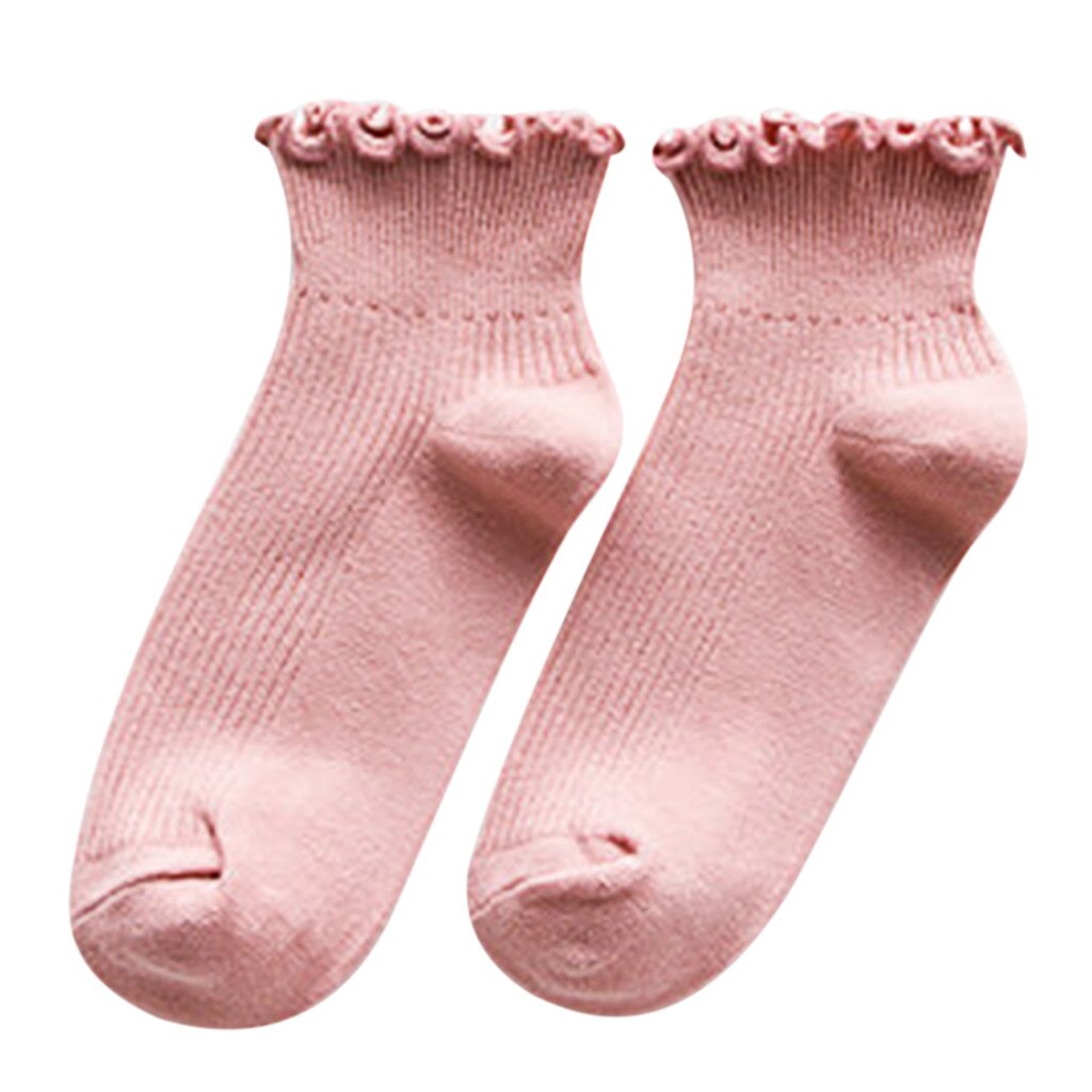 25# Harajuku Style Women Casual Cotton Socks Curling Pure Color Comfortable Socks Non-slip Invisible Ankle Sock Носки Женские: C