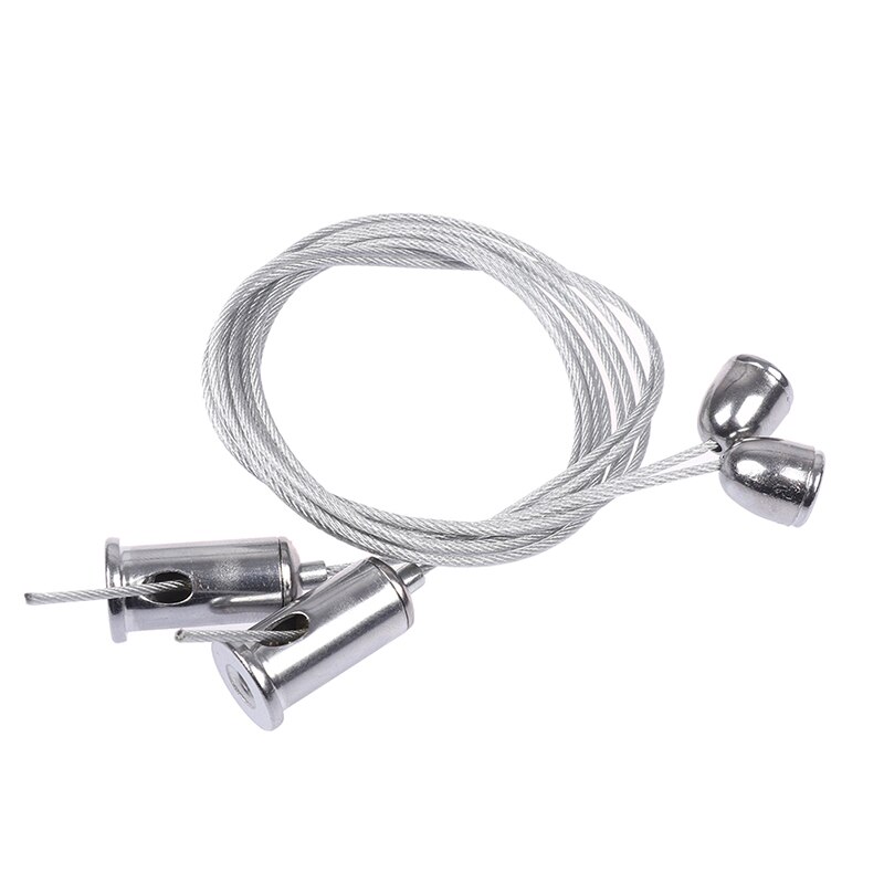 2 Wires/set 1m Steel Cable For Lifting Various Panel Lights Used Widely Office Lighting Fittings