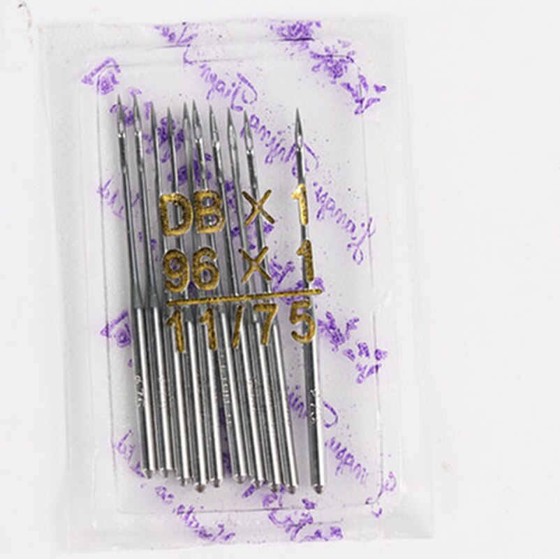 10Pcs Domestic Sewing Machine Needles DIY Threading Industrial and Domestic Overlock Sewing Machine Accessories Size Needles