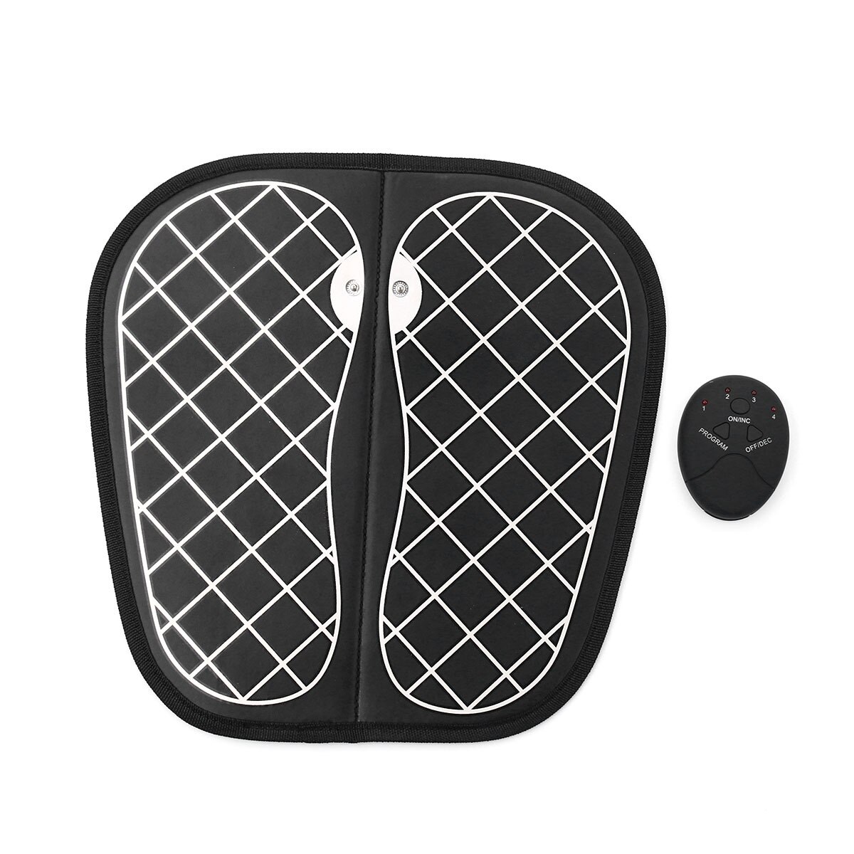 Ems fodpleje massageapparat elektrisk fysioterapi revitaliserende pedicure tiers trådløs fodpleje vibrator fødder muskelstimulator: B