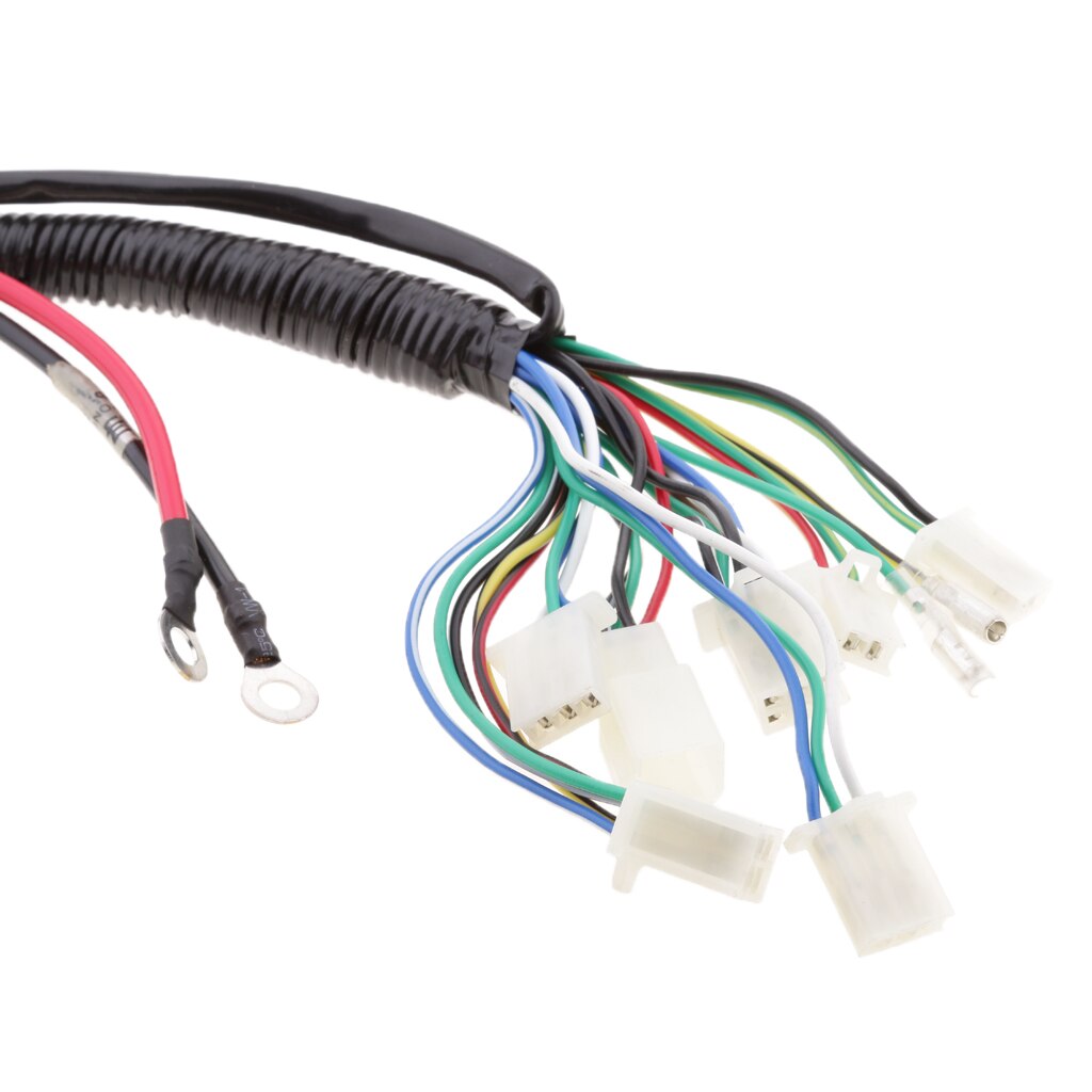 Impianto elettrico di Cablaggio kit Telaio per 110CC 125CC 250CC fossa bicicletta ATV Quad Moto