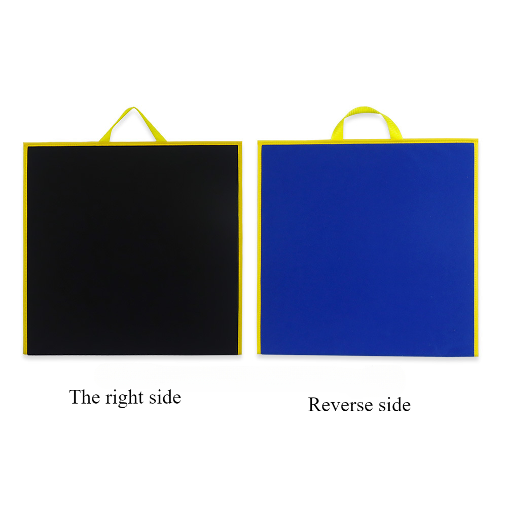 Double-sided standing felt learning board Felt storyboard Felt board teaching AIDS picture book learning board: Blue
