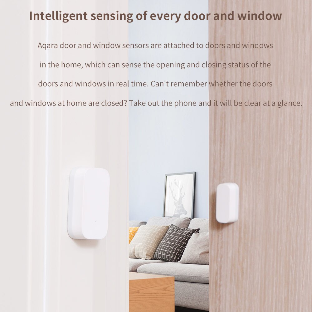 Aqara Deur Raam Sensor Smart Home Zigbee Draadloze Verbinding Mini Aqara Sensor Werken Met Xiaomi Mijia Mi Thuis App Controle