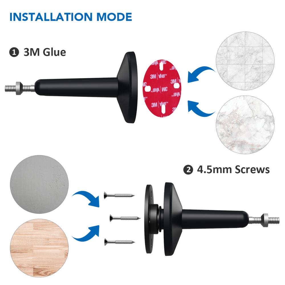 KIWI design 2Pack in lega di alluminio di sicurezza Alro Camera parete soffitto mount rotante esterna/interna del supporto della parete della macchina fotografica staffa