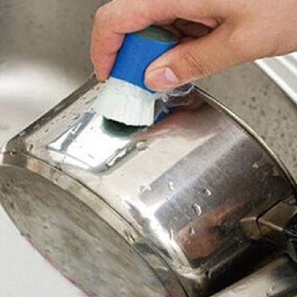 1PC Stainless Steel Rod Magic Stick Rust Remover Cleaning Wash Brush Wipe Pot Car brushes Car-styling