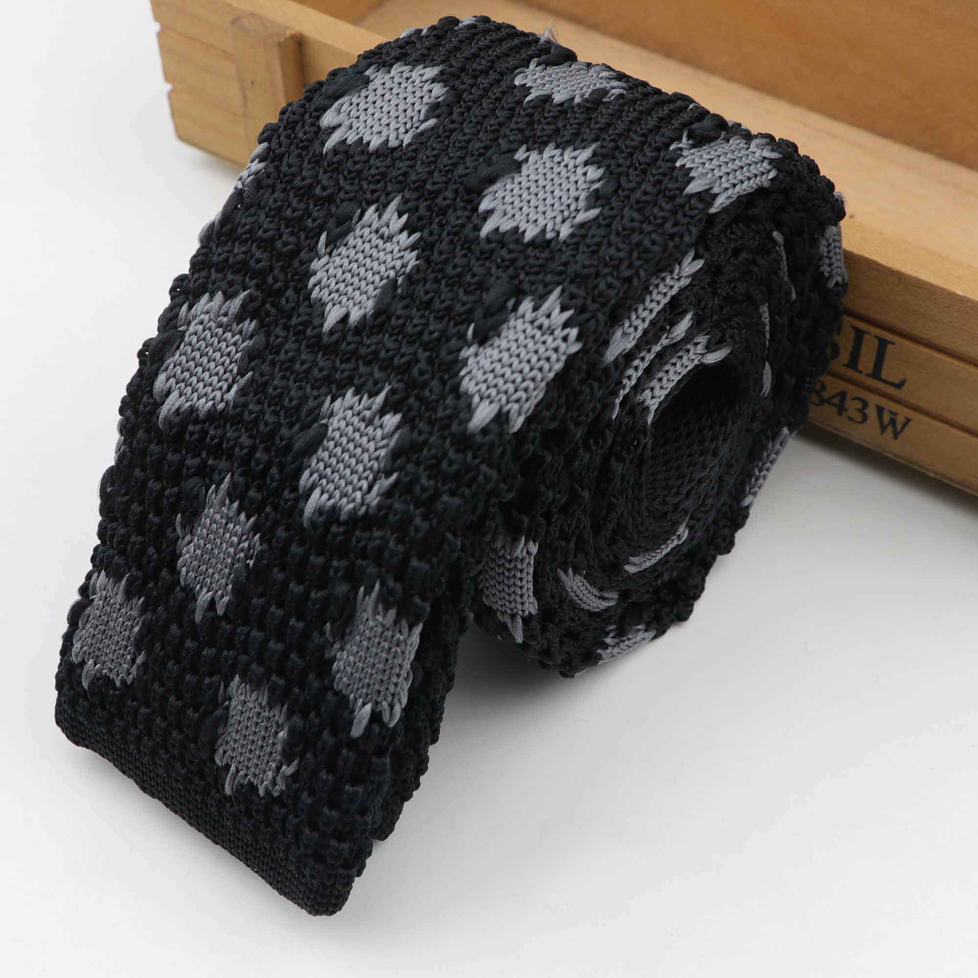 Mannen Kleurrijke Tie Knit Gebreide Ties Stropdas Kleur Smalle Slim Skinny Woven Vlakte Cravate Smalle Stropdassen: 11