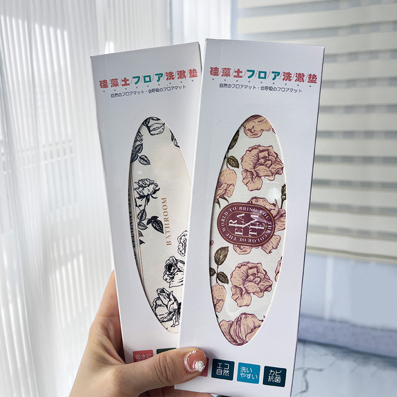 Tampone assorbente per fango diatomea Lavabo per bagno Asciugatura rapida Tampone per sapone a prova di umidità Tovagliette per tazza isolato da cucina per tavolo