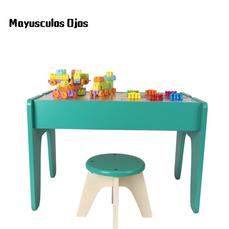 Multifunctional Building Table Children's Learning Table Kindergarten Early Educational Toys Game Tables And Chairs Wooden Toys