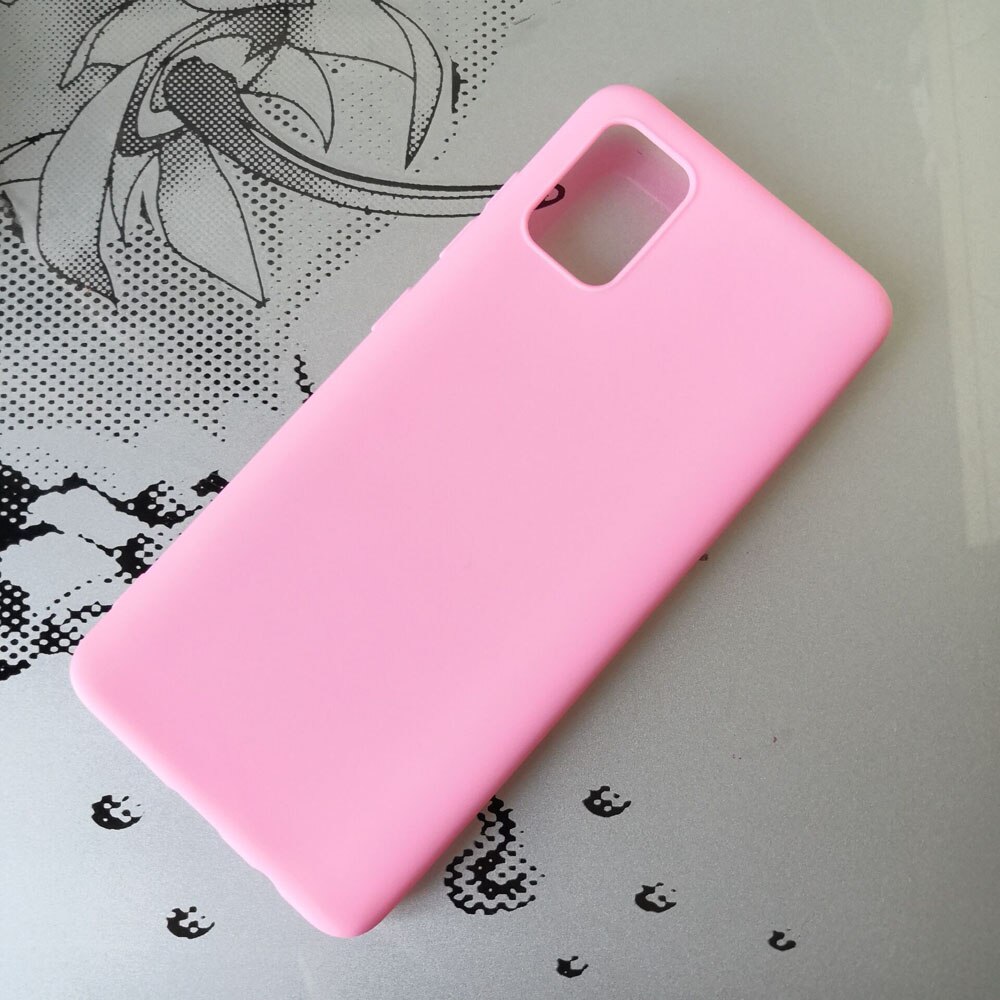 Matte silikon weiche Candy farbe Fall für Samsung Galaxy S11 S11e S11 Plus A51 A71 Matte Weiche Zurück Telefon Abdeckung fällen