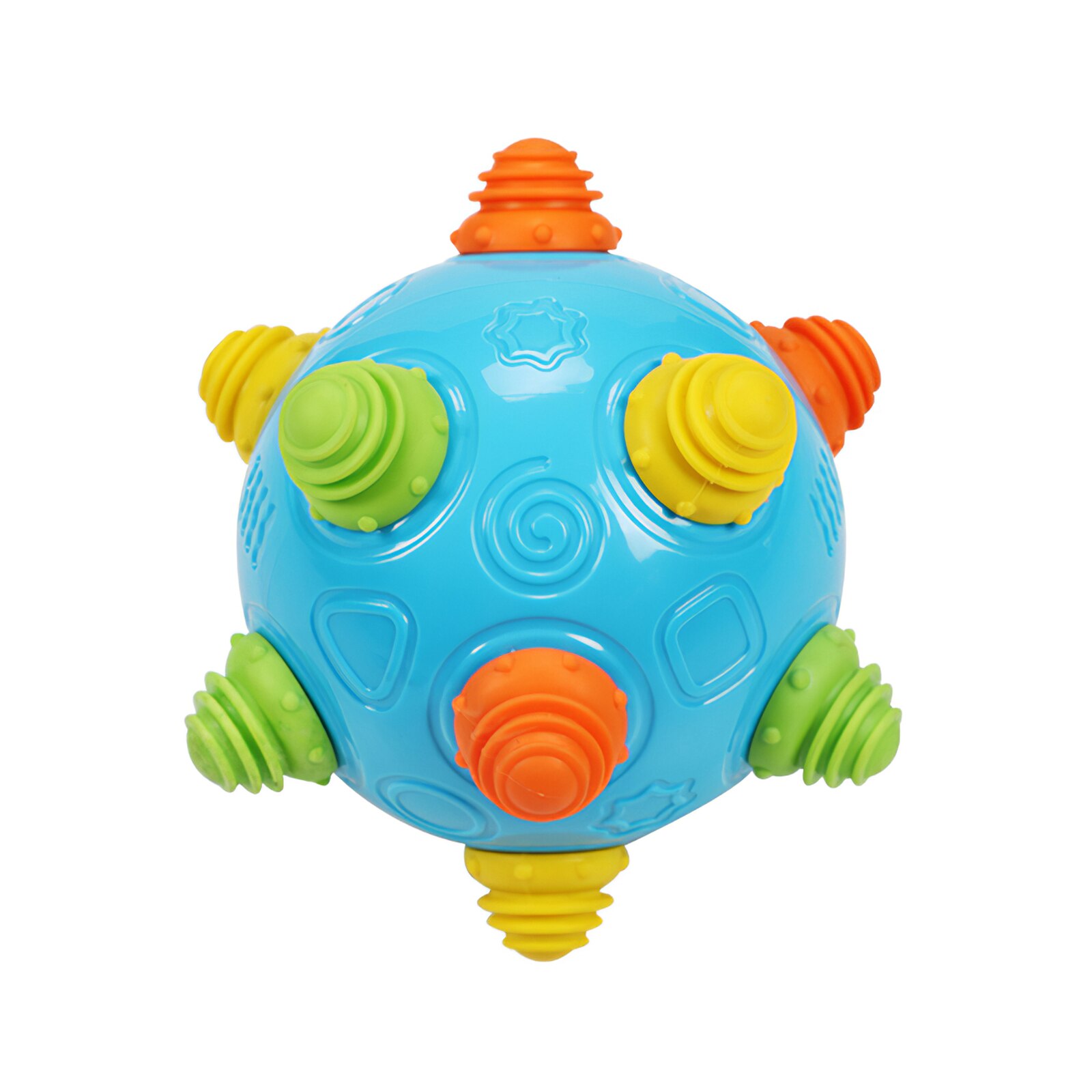 Bouncing Crawl Ball Toy 2 Modes Music Shake Dancing Baby Sensory Toy Music Shaking Dancing Ball