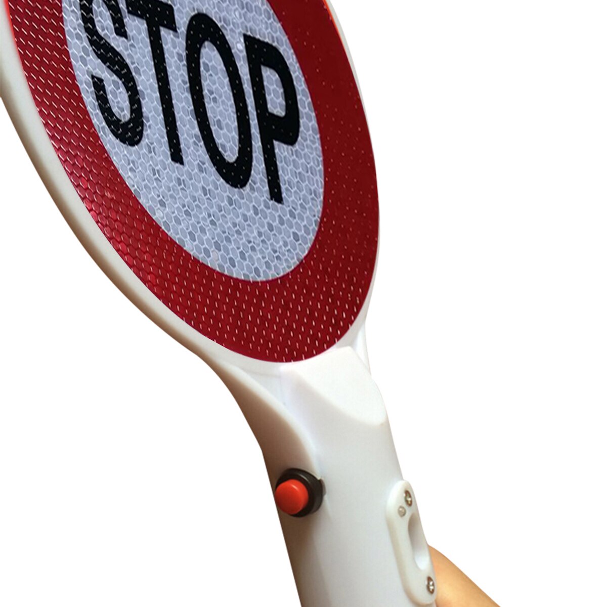 16x32x4cm Multifunction Handheld LED Traffic Sign Signal Stop Light Rechargeable Car Reflective Warning Sign Flashlight US/EU