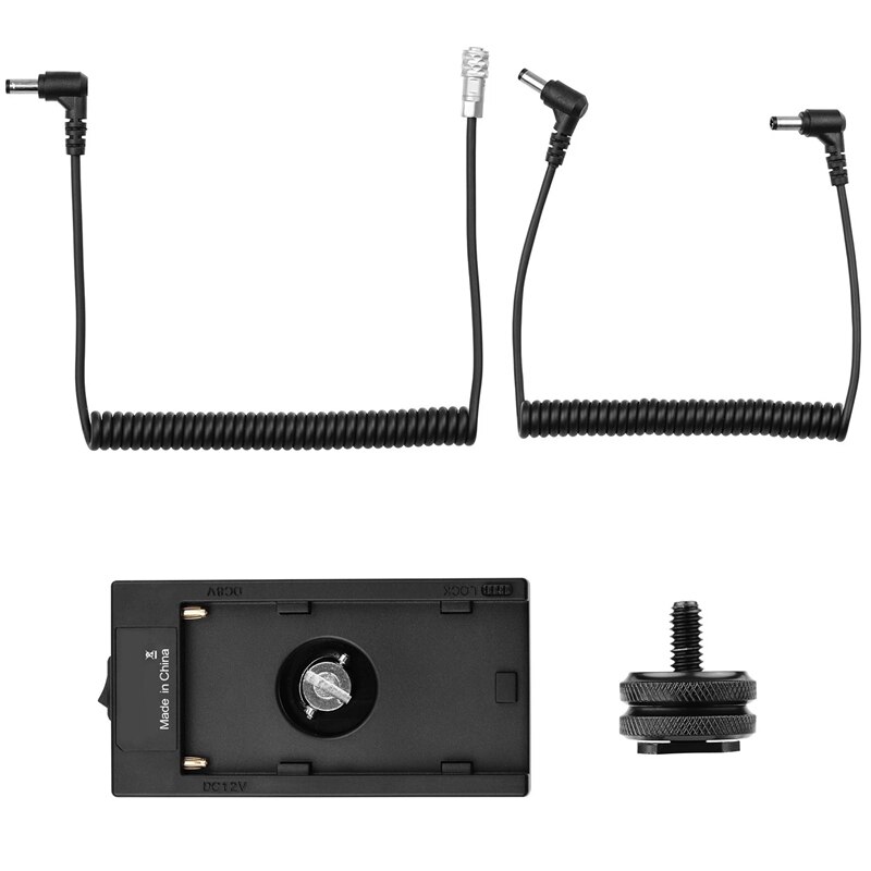 NP-F970 płytka robić baterii uchwyt adaptera BMPCC kabel zasilający robić kamery 4K/6K