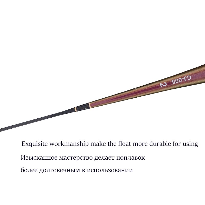 1 Piece Fresh Water Reed Fishing Floats Shallow Water Buoy Vertical Bobber Hard Tail Boya Float Body Color Changeable Accessorie