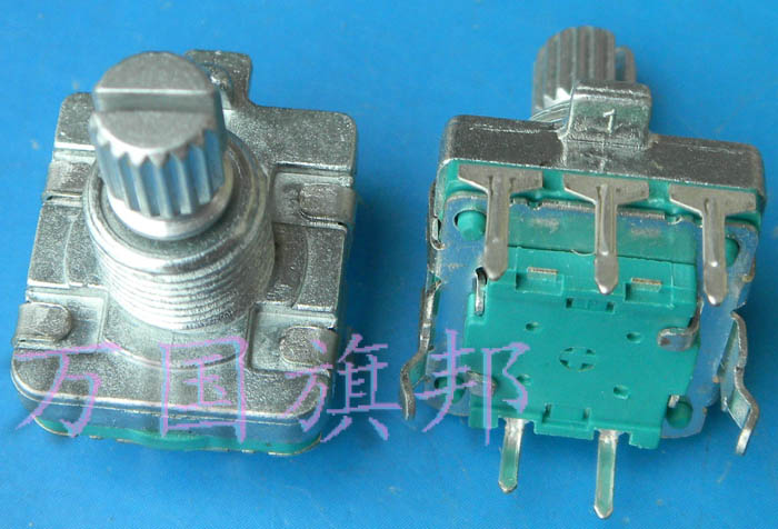 . Rotary encoder EC16 15mm ronde as digitale potentiometer schakelaar