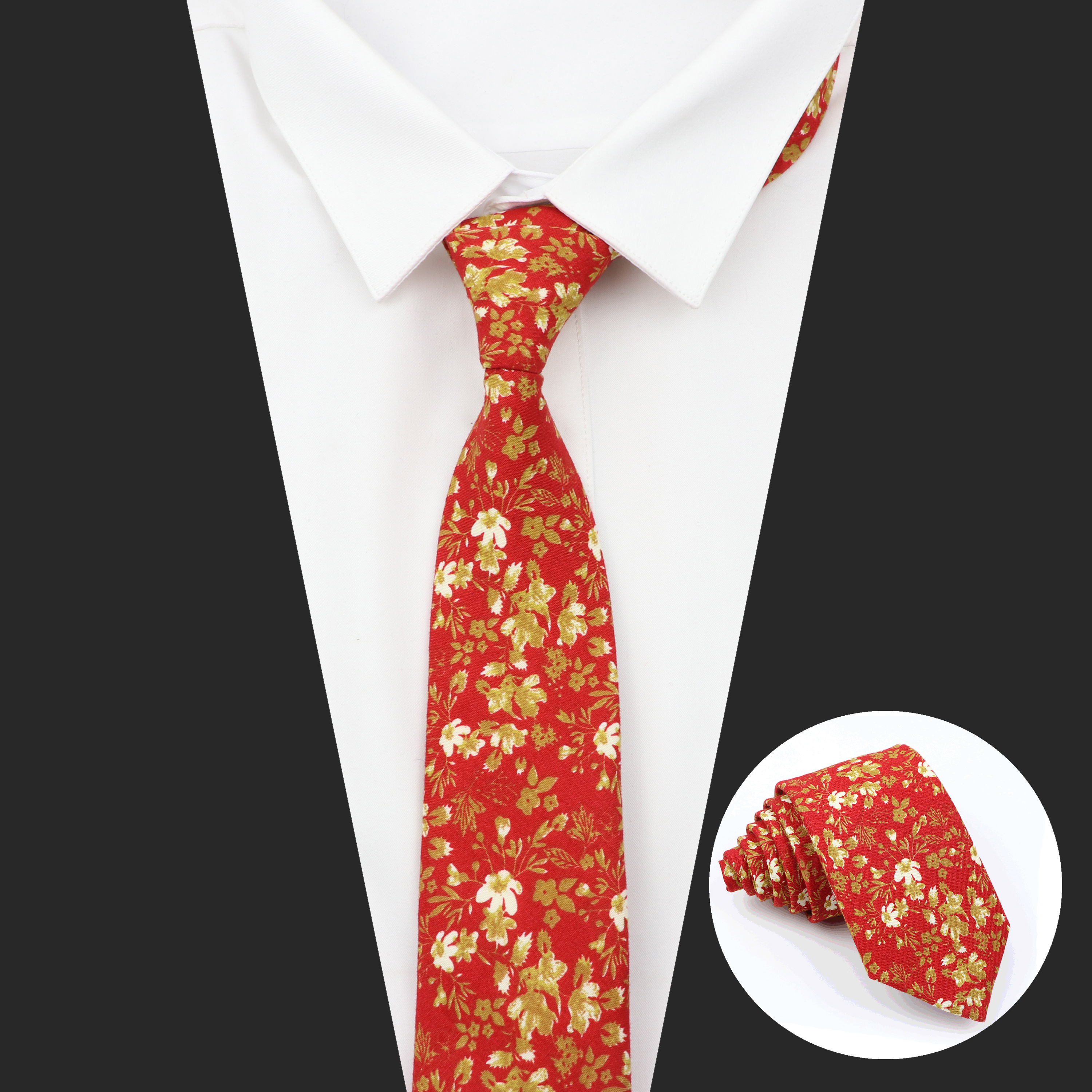 Nueva corbata Floral de algodón para hombres y mujeres, corbata ajustada con estampado para boda, corbatas informales para hombre, trajes clásicos, corbata de flores