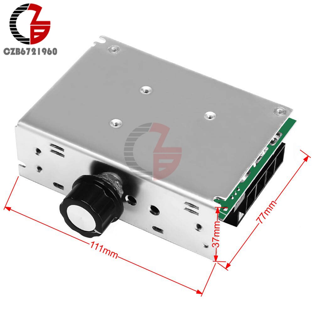 10000w krachtige scr elektronische spanningsregelaars,  ac 110v-220v motortoerentalregelaars, dimmende thermoregulatiemodules met ventilator