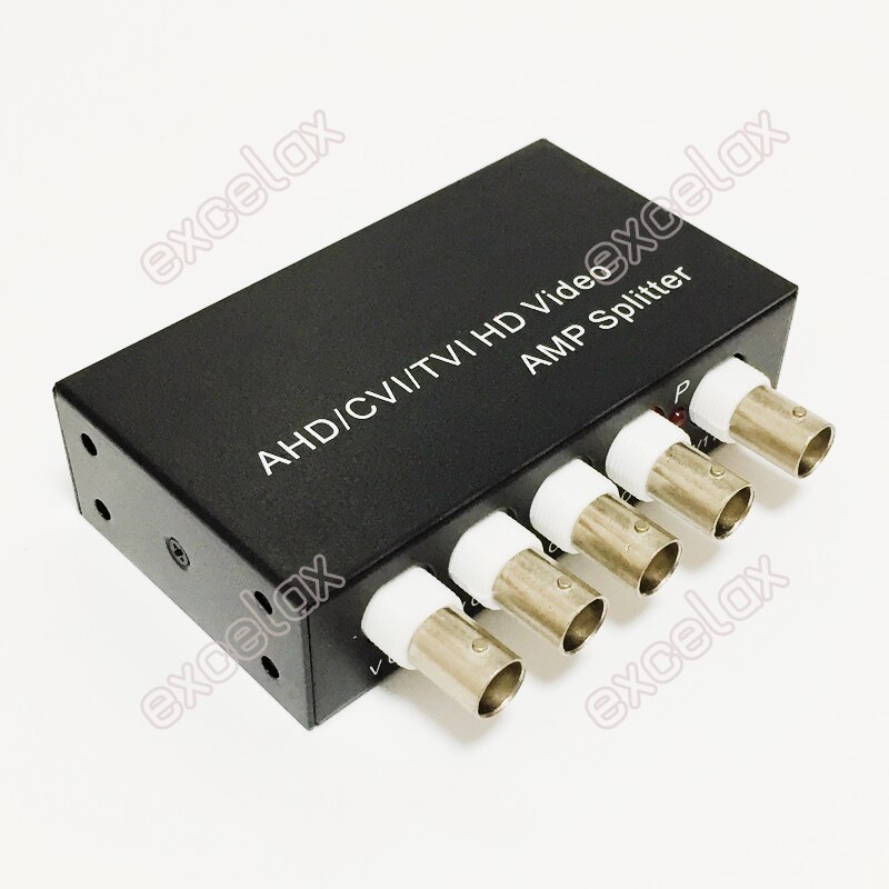 mini 1 na 4 wyjście 5MP 4MP 3MP 2MP AHD CVI TVI CVBS rozdzielacz wideo BNC rozdzielacz robić koncentrycznego analogowego HD kamera robić monitoringu CCTV