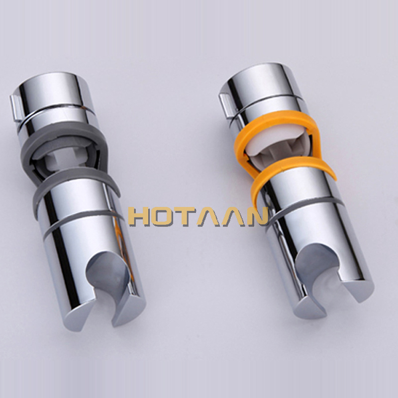 Badkamer Accessoires Universele 18 ~ 25Mm Abs Plastic Douche Slide Rail Bar Houder Verstelbare Klem Houder Beugel Vervanging 5151