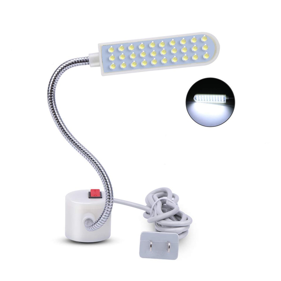 Naaimachine LED Night Lamp 10/20/30LEDs Werklampen Nachtlampje Met Magneten Mount Licht Armatuur voor Naaimachine Draaibank