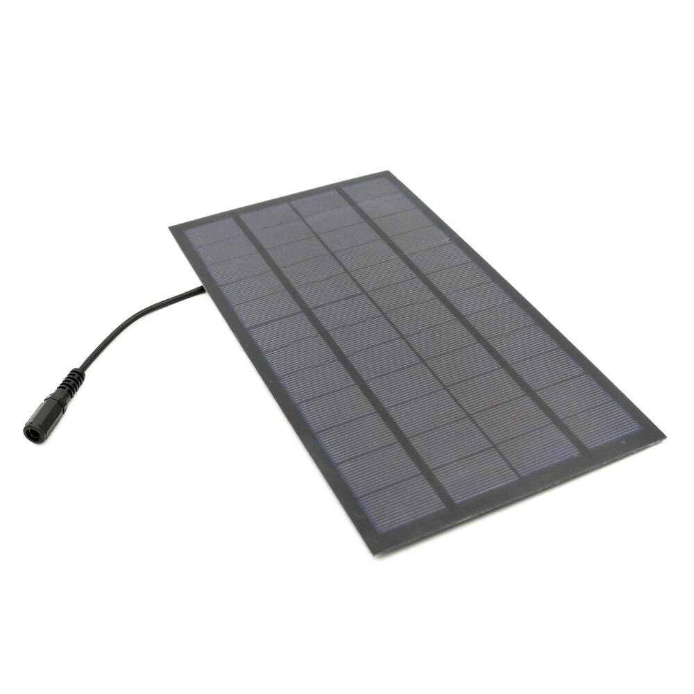 12V 7W 584mA DC Connector Solar Panel Polysilicon DIY Battery Charger Small Mini Solar Battery Cable Toy Solar Light 12V