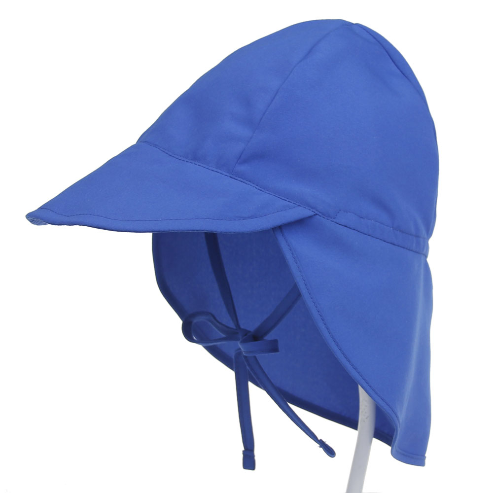 NEUE Babys Sonnenhut Sommer Strand Hütte Sonne Kappe UV Schutz Neugeborenen Kleinkind freundlicher Jungen Mädchen Sonne Kappe Headwear außen S/L: Blau / S