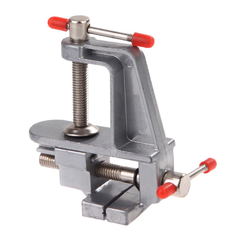 Mini Bench Vise Aluminium Alloy Table Vice Universal Bench Clamp Table Screw Vise for DIY Craft Mold Fixed Repair Tool Household: B