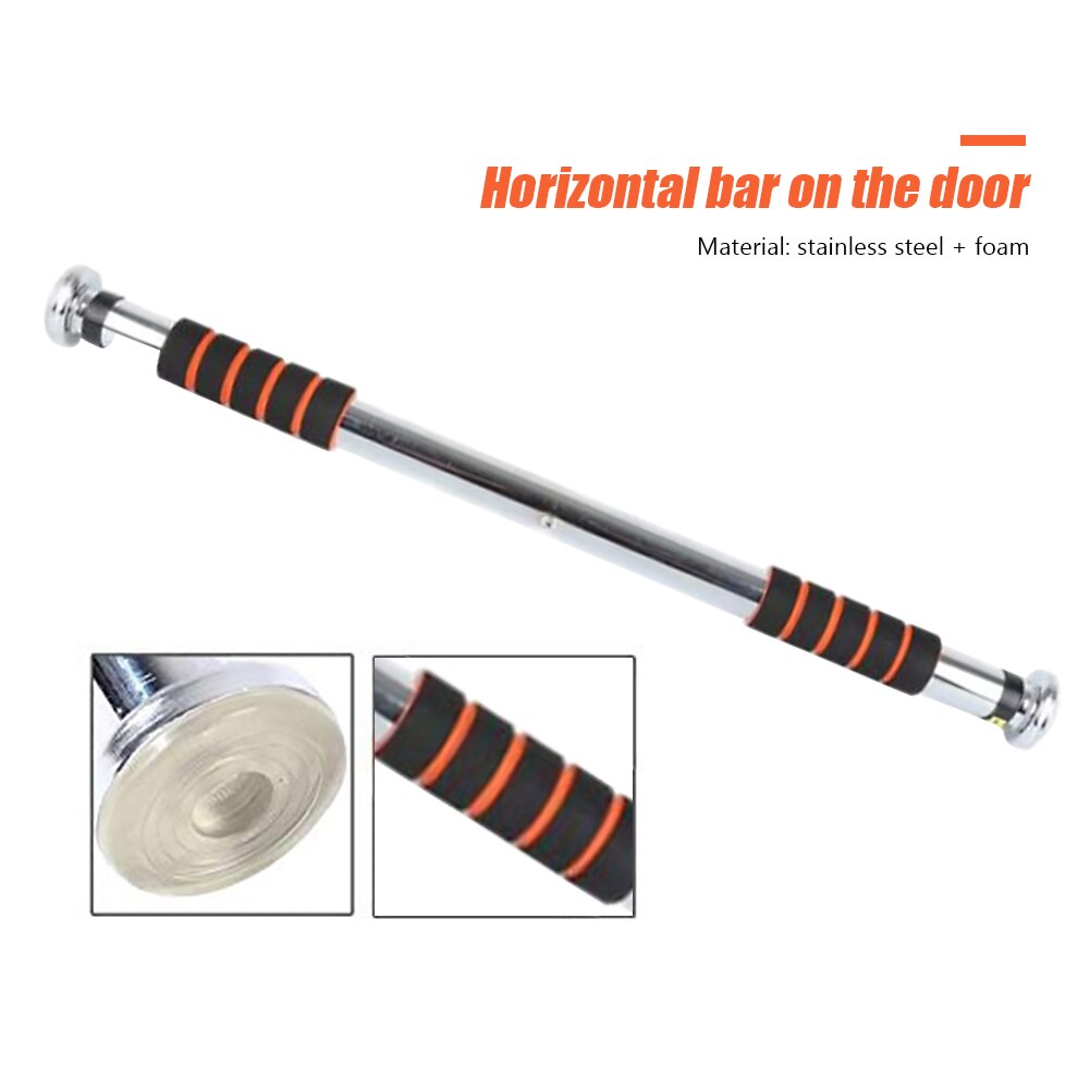 Barras de entrenamiento ajustables de acero Horizontal para puerta, piezas de apoyo deportivas, entrenamiento de tirar hacia arriba