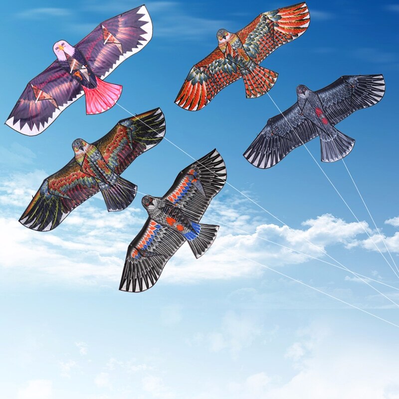 Dongzhur Adler Drachen draussen Spaß Sport Harte geflügelt Drachen Harz Stange Drachen Mit 30m Linie Kitesurf Vlieger freundlicher freundlicher spielzeug