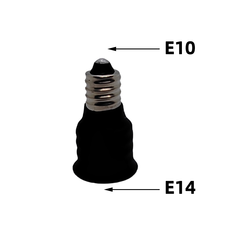 E10 e11 e12 e17 to E12 e11 e14eLight Socket adapter E10 to E12 Candelabra lamp holder converter,Install