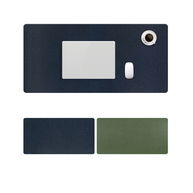 Modern Table Keyboard Mouse Gaming Pad Home Office Desk Accessorie Anti-scratch PU Leather Writing Desk Topper Protector: B 30X60CM