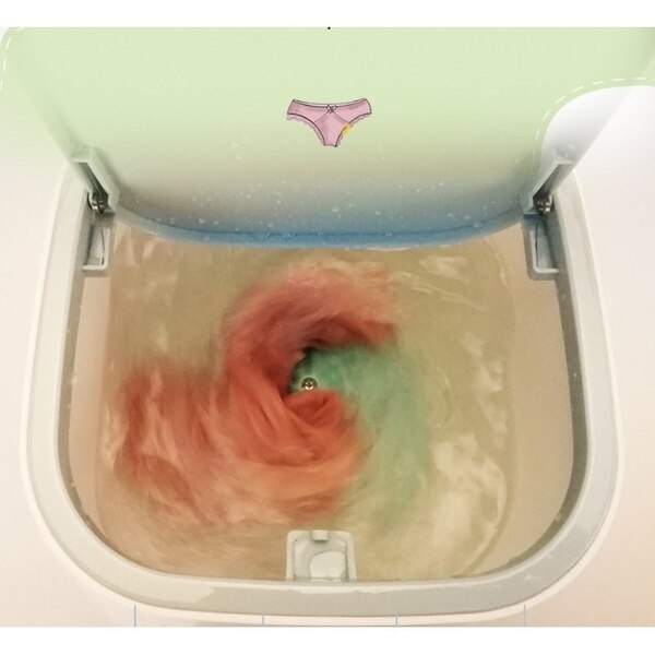 Auto Car Travel Mini Washing Machine Automatic Household Mini Tube 3-5Kg Wash Underwear Care Cleaner Portable Washing Machine