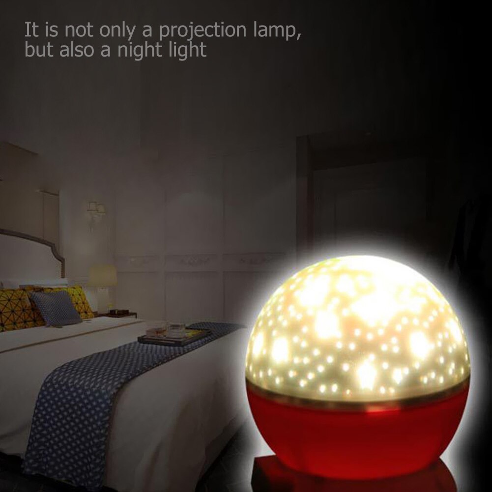 Sky Projector Star Moon Galaxy Night Light For Children Kids Bedroom Decor Projector Rotating Nursery Night Light LED Baby Lamp