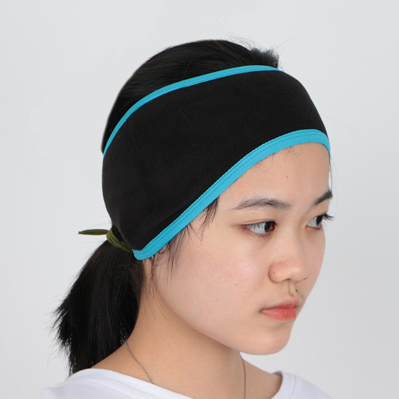 Hoofd Wrap Paardenstaart Hoofdband Vrouwen Winter Hoofdband Oor Warmer Running Hoofdband Voor Vrouwen Meisjes Outdoor Sport Kleding Accessoires