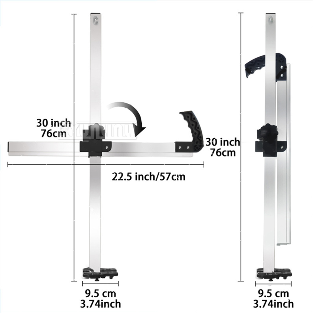 Foldable Plasterboard Cutter Gypsum Board Cutting Machine Aluminum Manual Panel Cutting Knife Building Renovation Tools