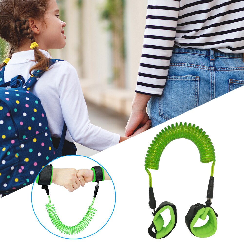 2.5m 360 degrés rotation bébé Bracelet Anti-perte enfants sécurité harnais poignet laisse Anti-perte ceinture lien enfants poignet lien corde