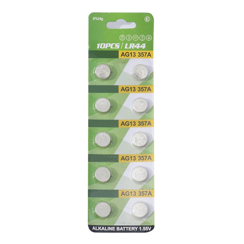 Opakowania zbiorcze po 10 sztuk LR1130 LR41 LR44 Bateria do zegarka Alkaliczne baterie guzikowe Baterie guzikowe do zabawek i: WHITE