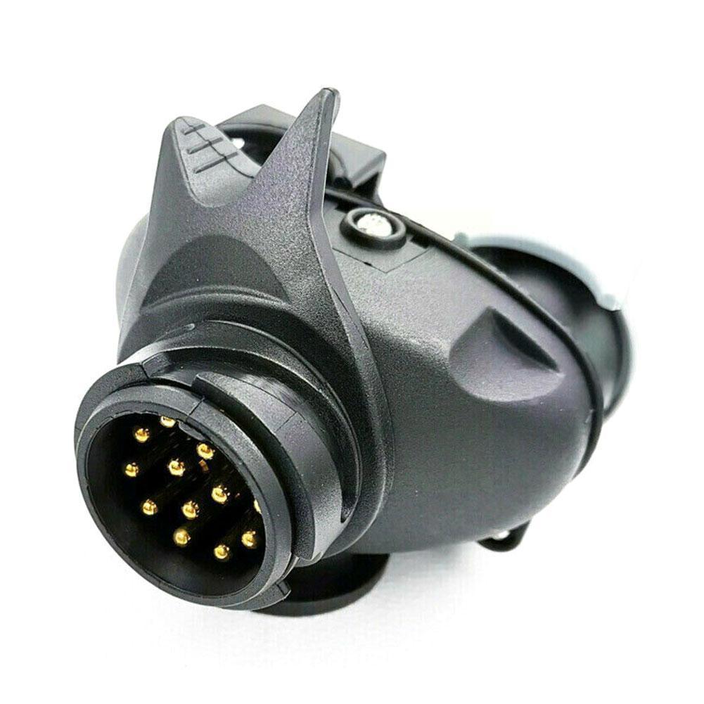 13 Pin Plug To 12N / 12S 7 Pin Sockets Caravan Towing Trailer Conversion Wiring Connector 12V Connector Socket Adapter Trai U8B5